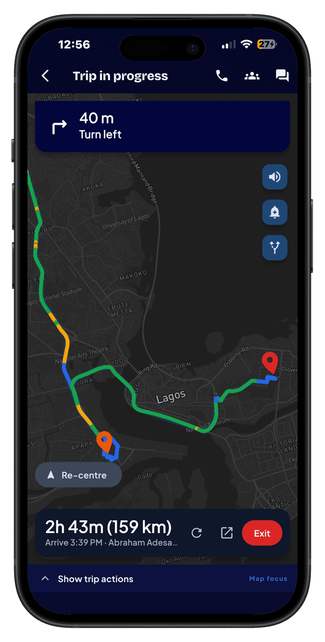 Turn-by-Turn Navigation